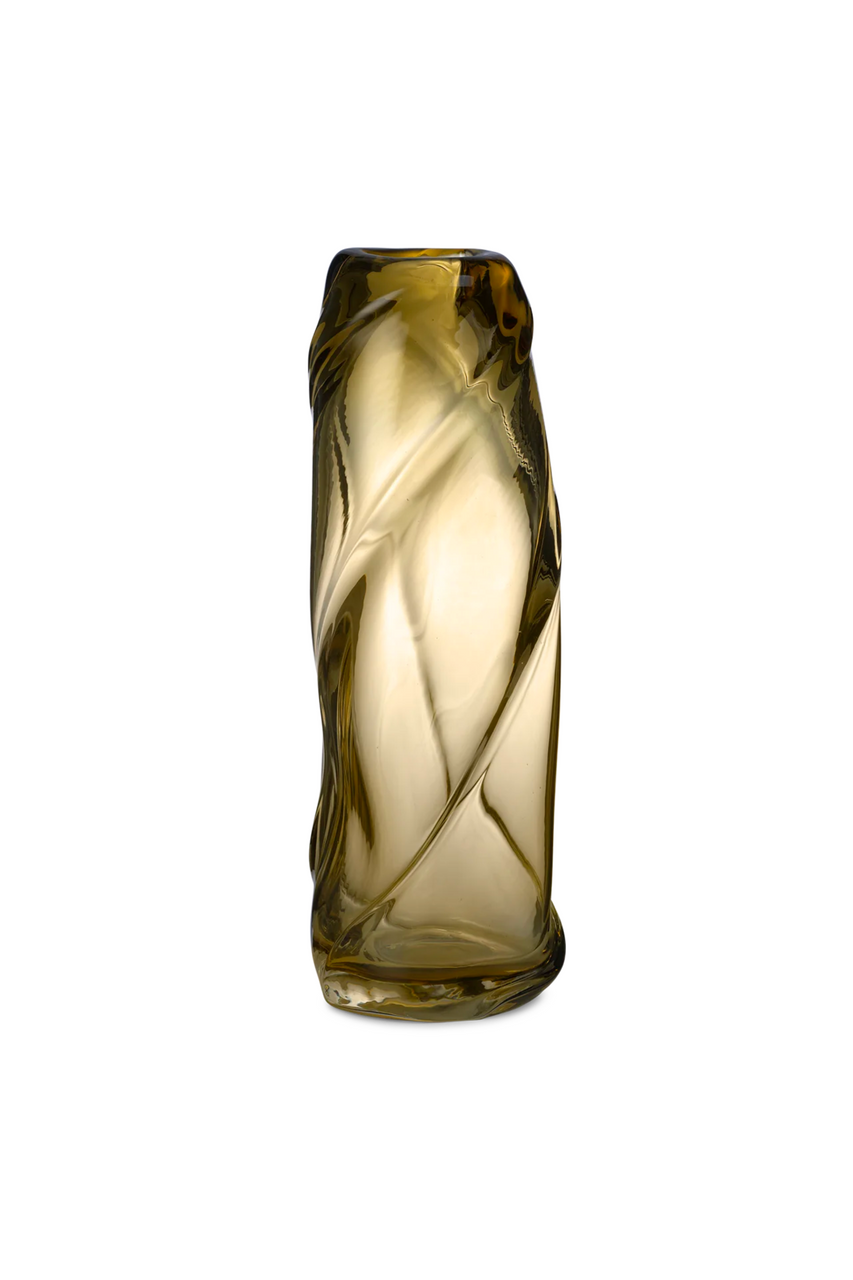 Bonne Choice Ferm Living Water Swirl Vase - Tall - Light Yellow Media 1 of 2