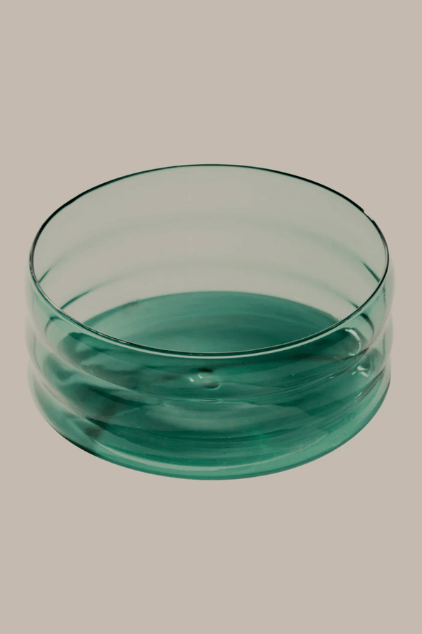 Small Teal Ripple Bowl Sophie Lou Jacobsen