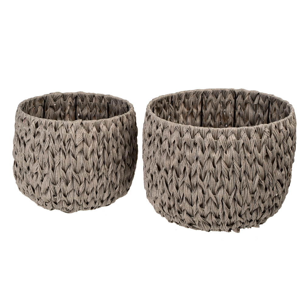 Drake General Store - Indaba Hawthorne Storage Baskets Grey