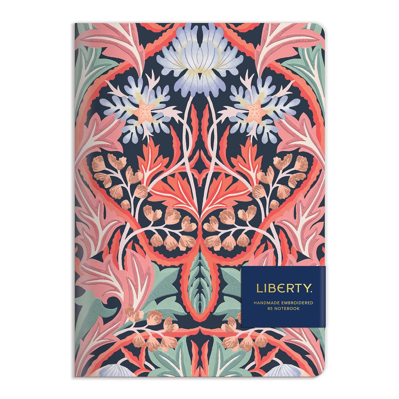 Liberty London May Handmade B5 Embroidered Journal