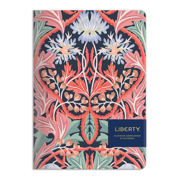 Liberty London May Handmade B5 Embroidered Journal