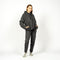 Unisex Poncho Hoodie - Charcoal