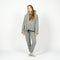 Unisex Poncho Hoodie - Greymix