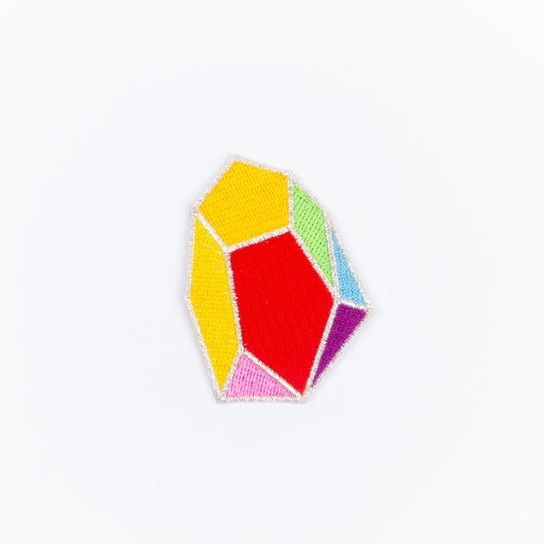 Iron On Patch - Rainbow Gem