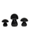 Stone Mushroom Trio - Black
