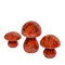 Stone Mushroom Trio - Red