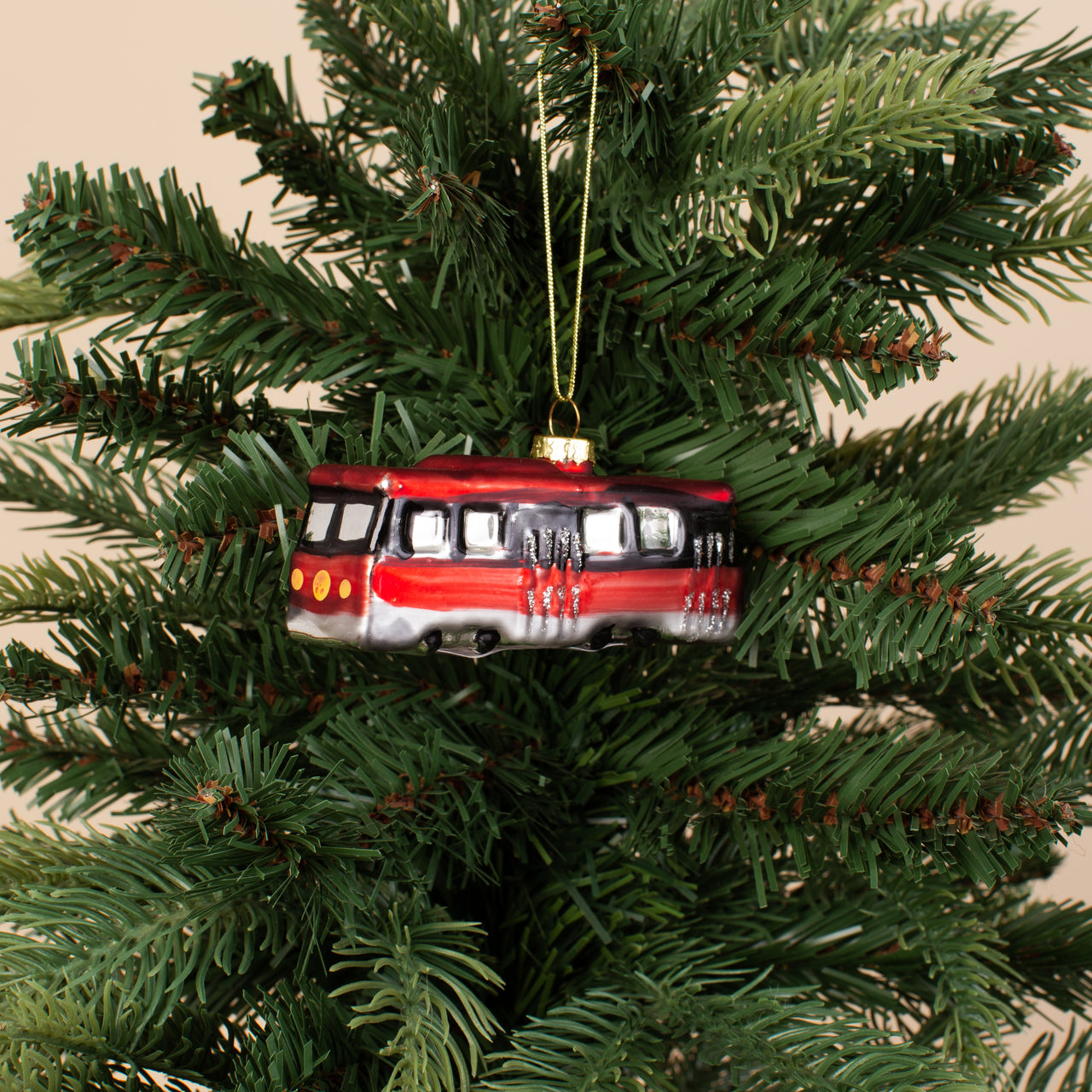 Glass Ornament - Streetcar