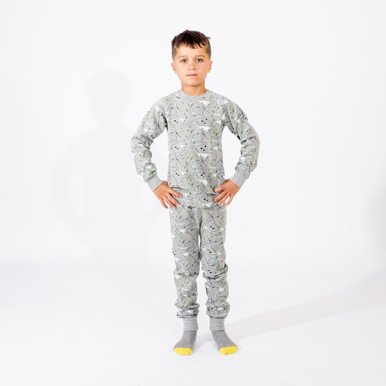 Drake General Store - Arborist Ski Trails Thermal Top - Kids