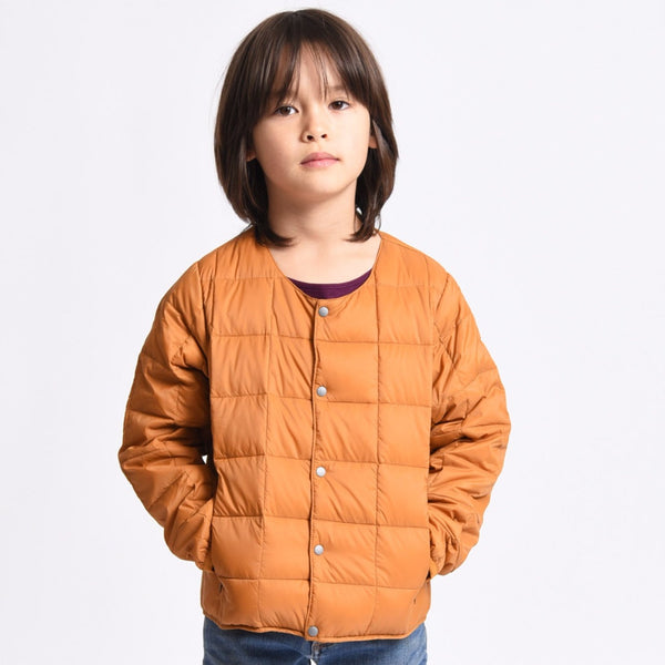 Drake General Store - TAION Kids Crew Neck Button Down Jacket - Dark Orange