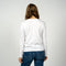 Women's Long Sleeved Relaxed Fit Tee - White