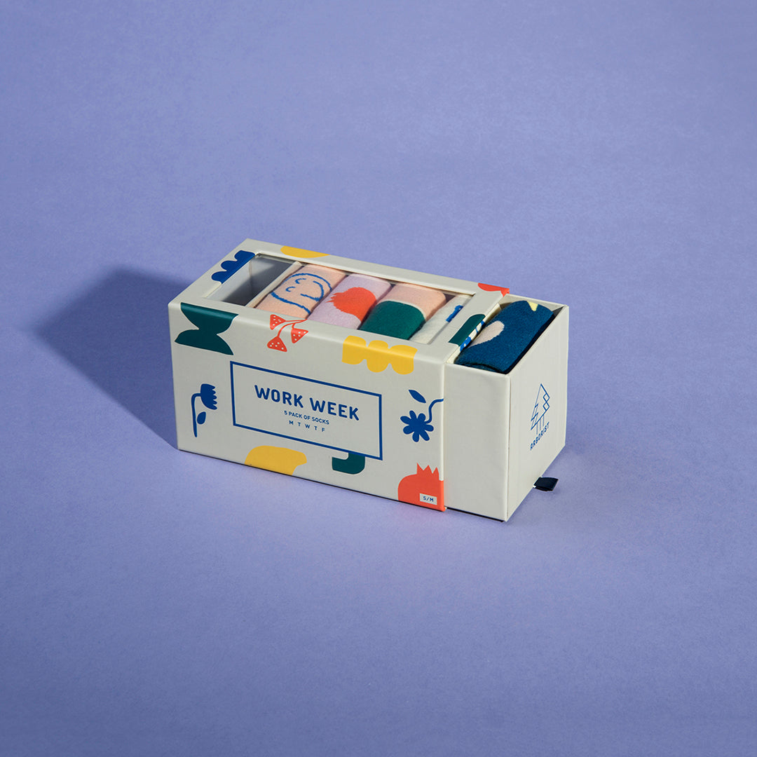 Drake General Store - Arborist Bright Work Week Sock Pack