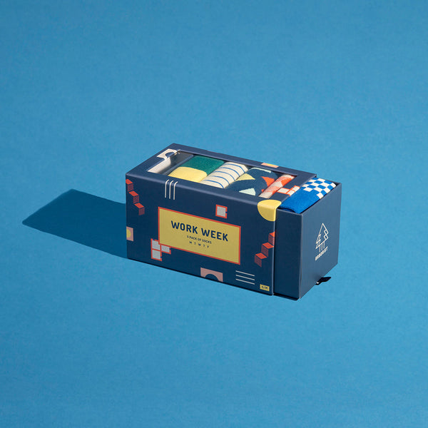 Drake General Store - Arborist Geometric Work Week Sock Pack