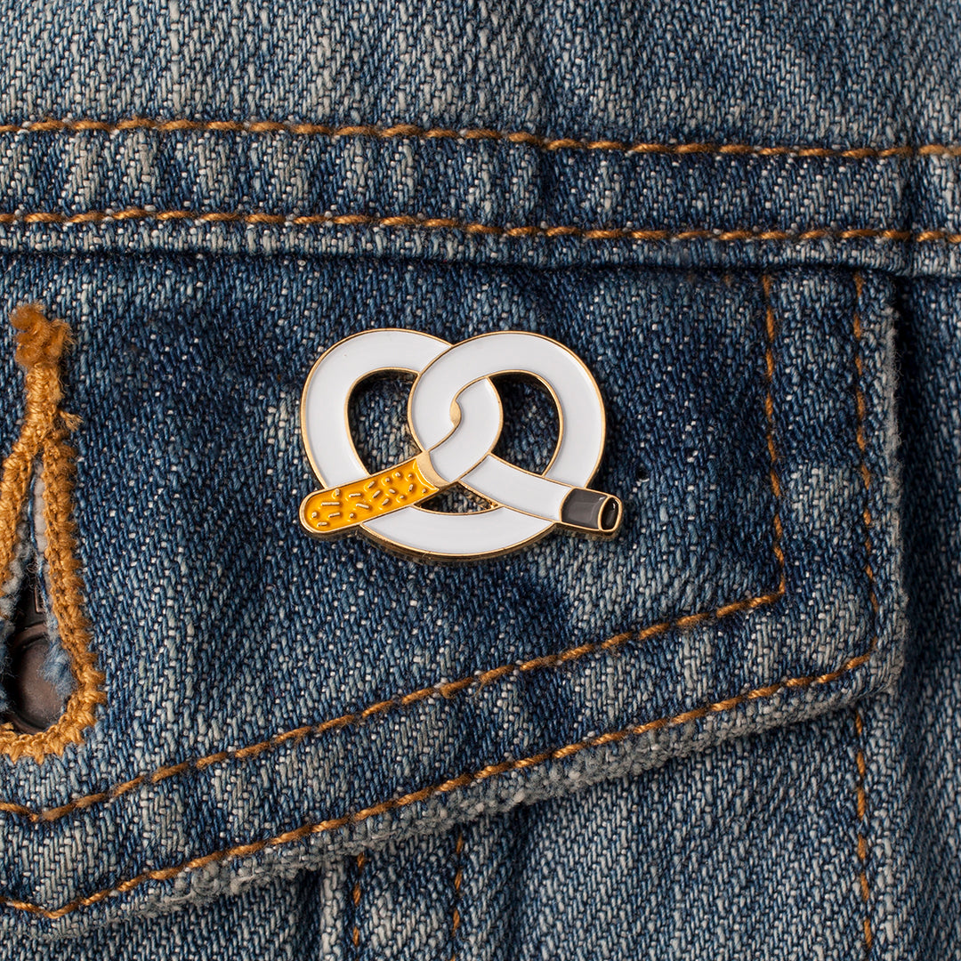 Enamel Pin - Pretzel Cig