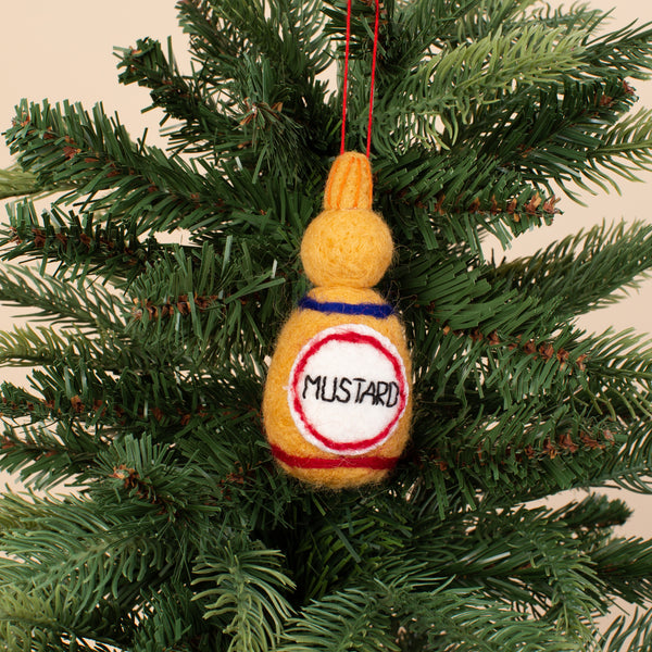 Drake General Store - Felt Ornament - Mustard